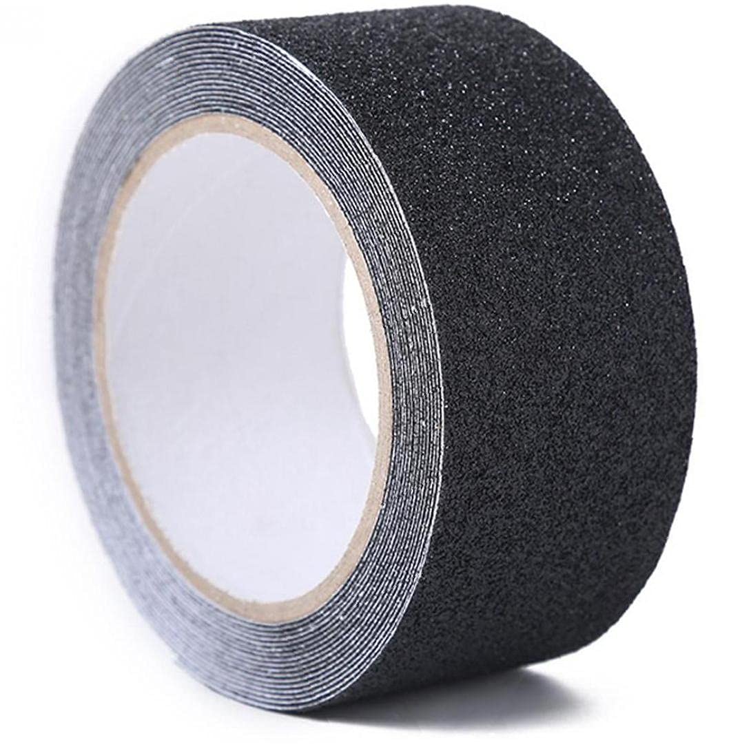 5 M Anti-Slip Bande Extérieure Anti Slip Autocollants Haute Friction Antiderapant De Traction Ruban Adhésif Abrasif pour Les Escaliers De Sécurité Tread Étape, Le Noir