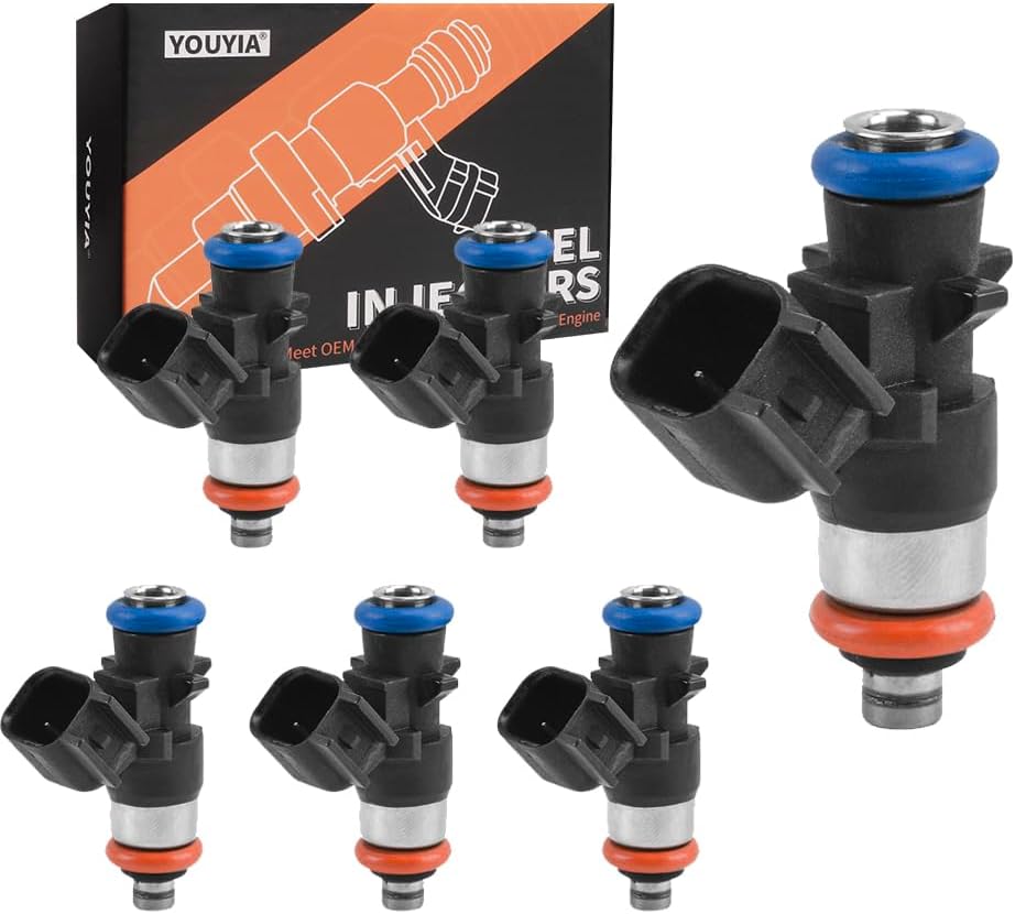 YOUYIA 0280158233 Fuel Injectors 6pcs Compatible with Jeep
