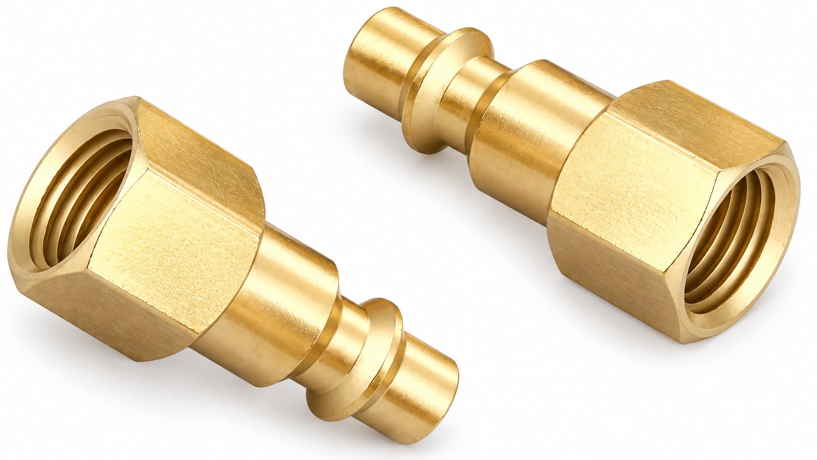 Brass Air Coupler & Plug Kit - 7 Piece -4