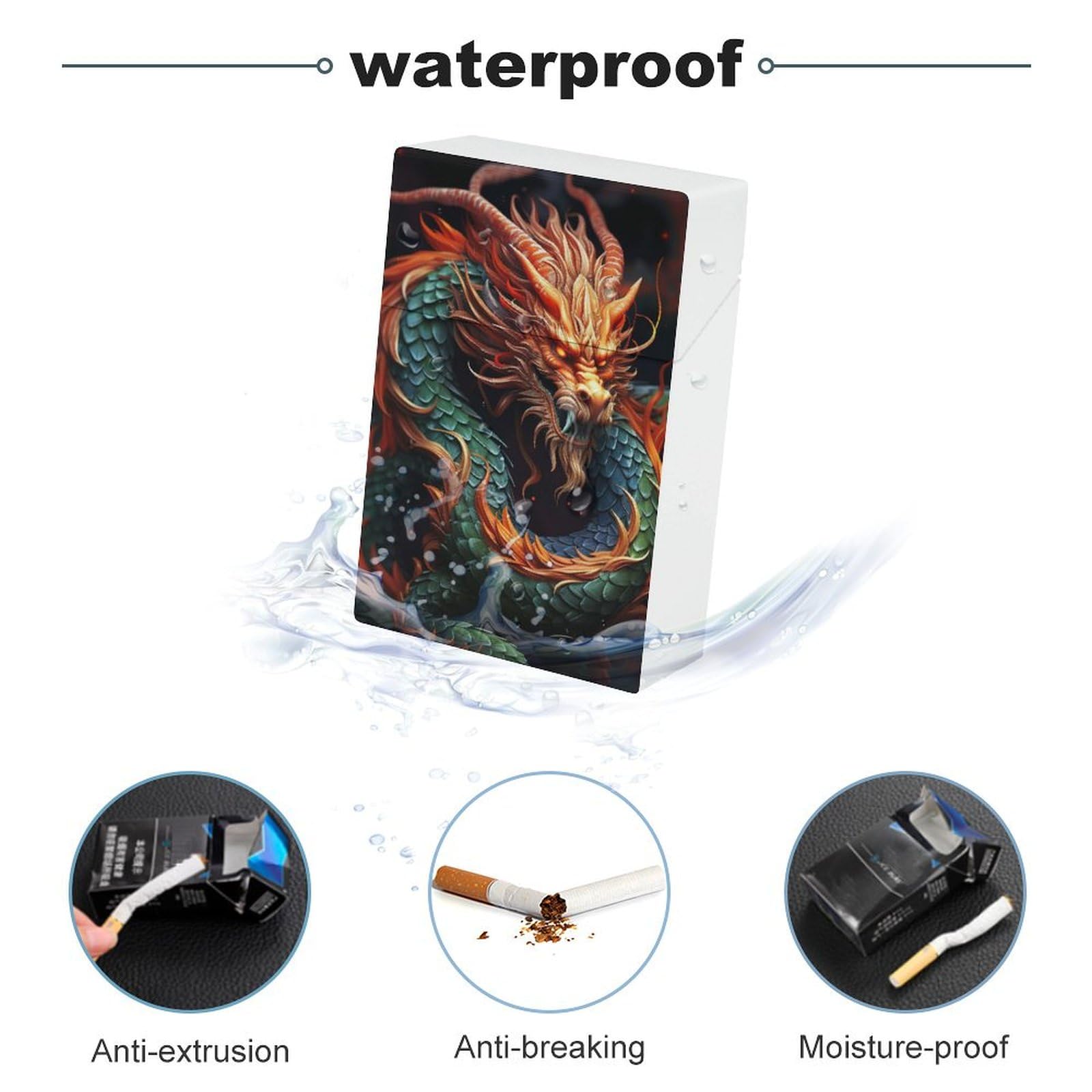 chinese cigarette holder Amazon.com: Cigarette Case King Size Cigarette Case Chinese Dragon Vintage  Cigarettes Holder Waterproof Hard Shell Cigarettes Box Durable Storage Box  for Women Men : Health & Household