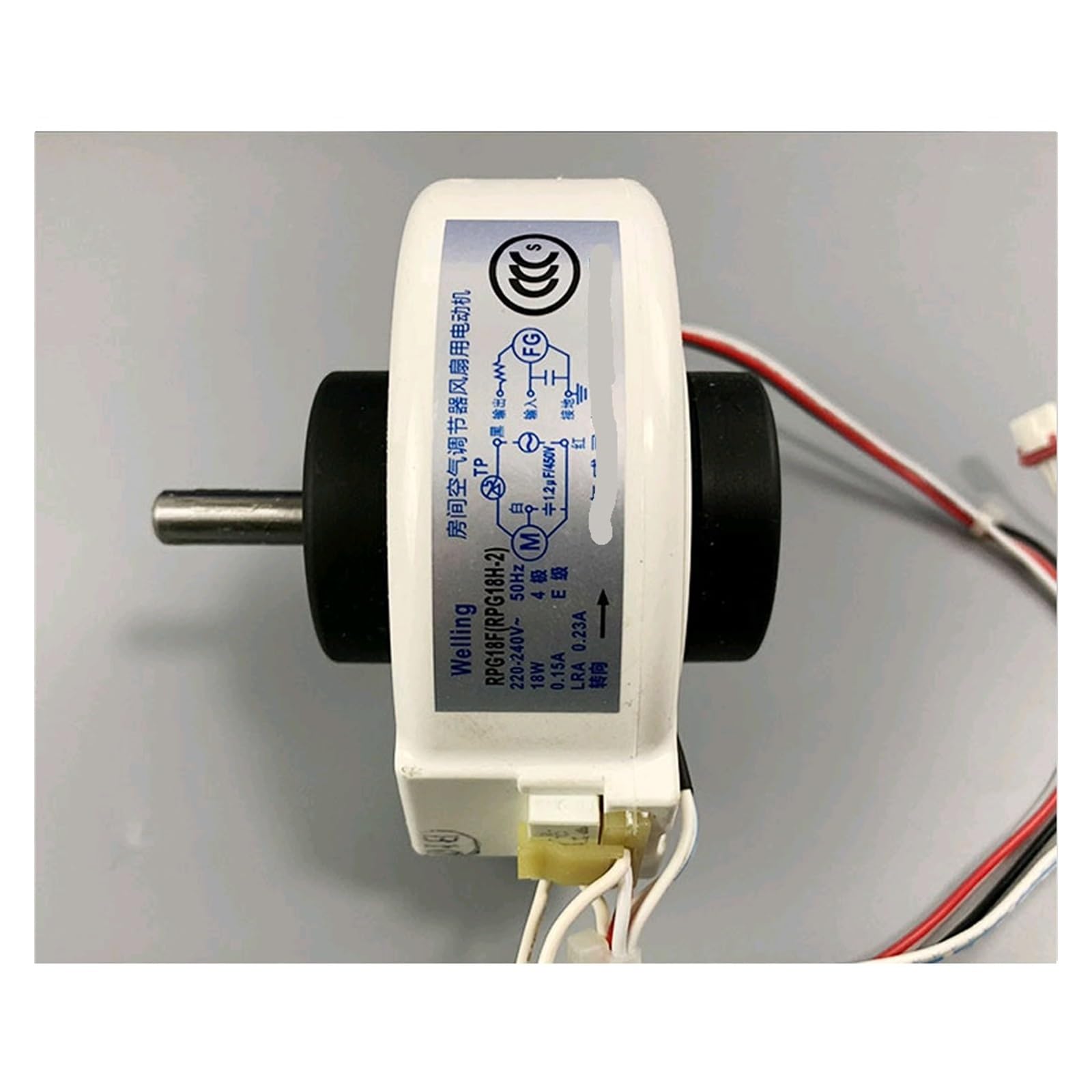 Motor De Ventilador Interior,Compatible Con Midea,Repuesto De Motor De Ventilador Interno De Aire Acondicionado RPG18F RPG20D,Compatible Con Midea,Pieza De Accesorios De Aire Acondicionado(RPG20D)