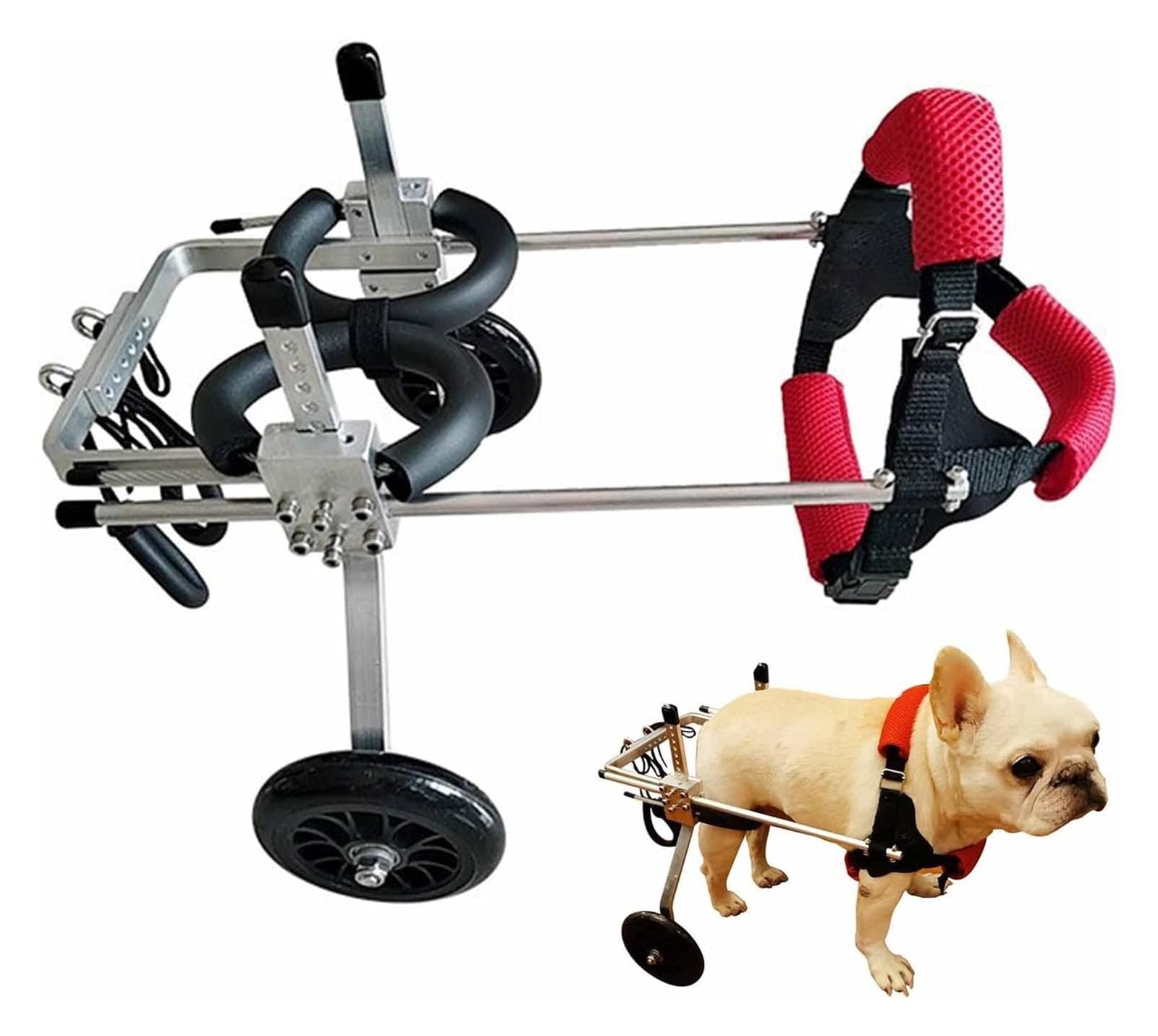 Chariot pour soutenir les pattes arrière du chien XS pour son confort