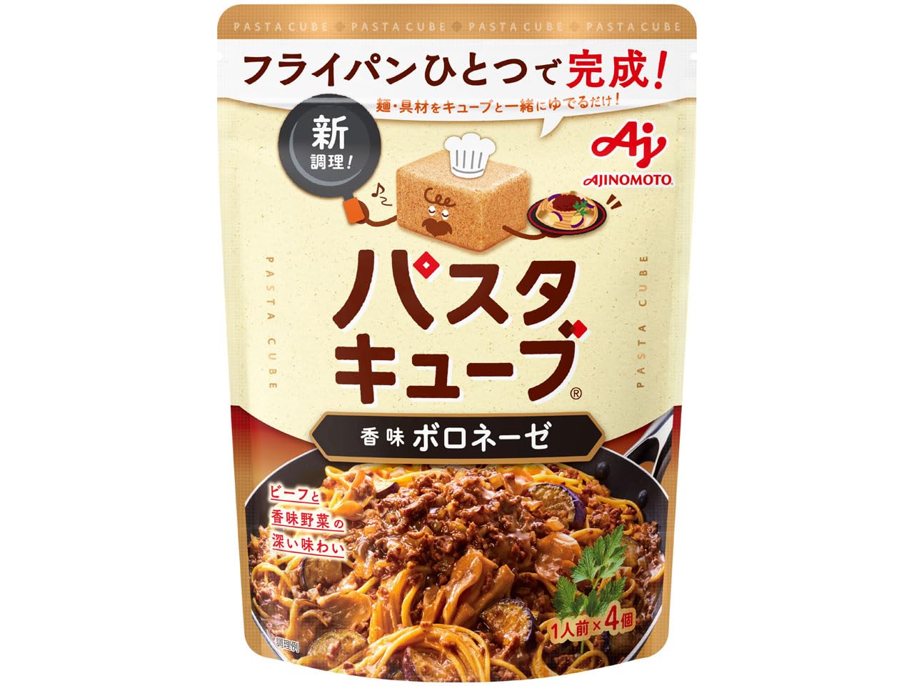 味の素 パスタキューブ®香味ボロネーゼ 36g ×4個