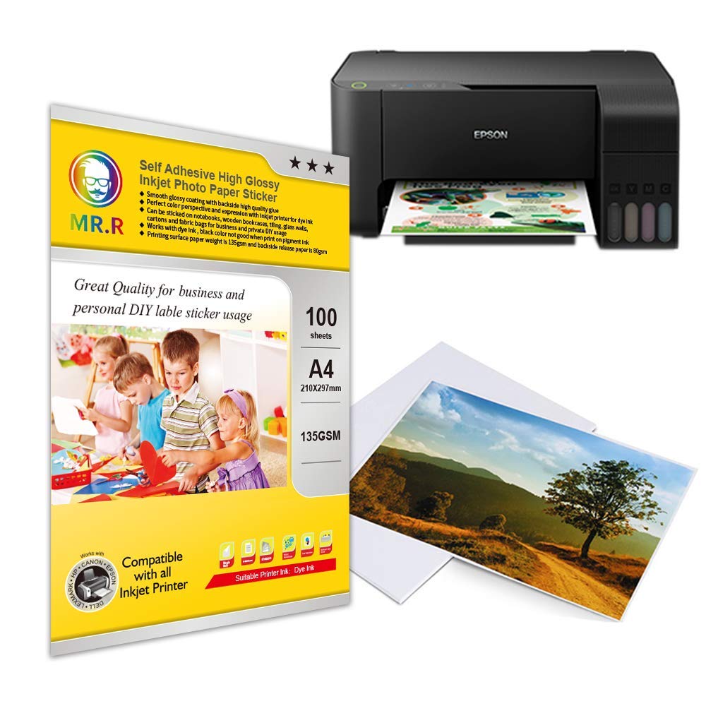 Koala Inkjet Glossy Photo Paper 10 Sheets A4 Glossy Sticker Paper