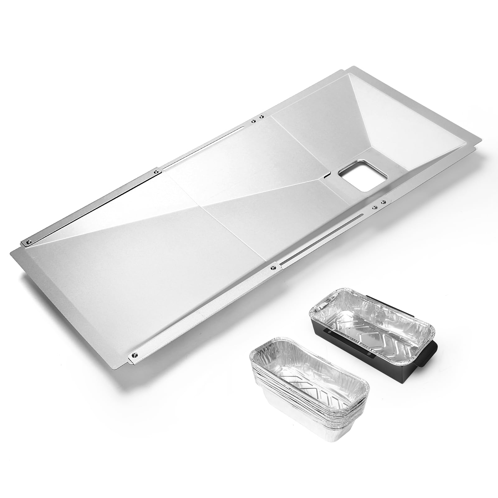 Amazon.com : Universal Grill Grease Tray with Catch Pan & 15