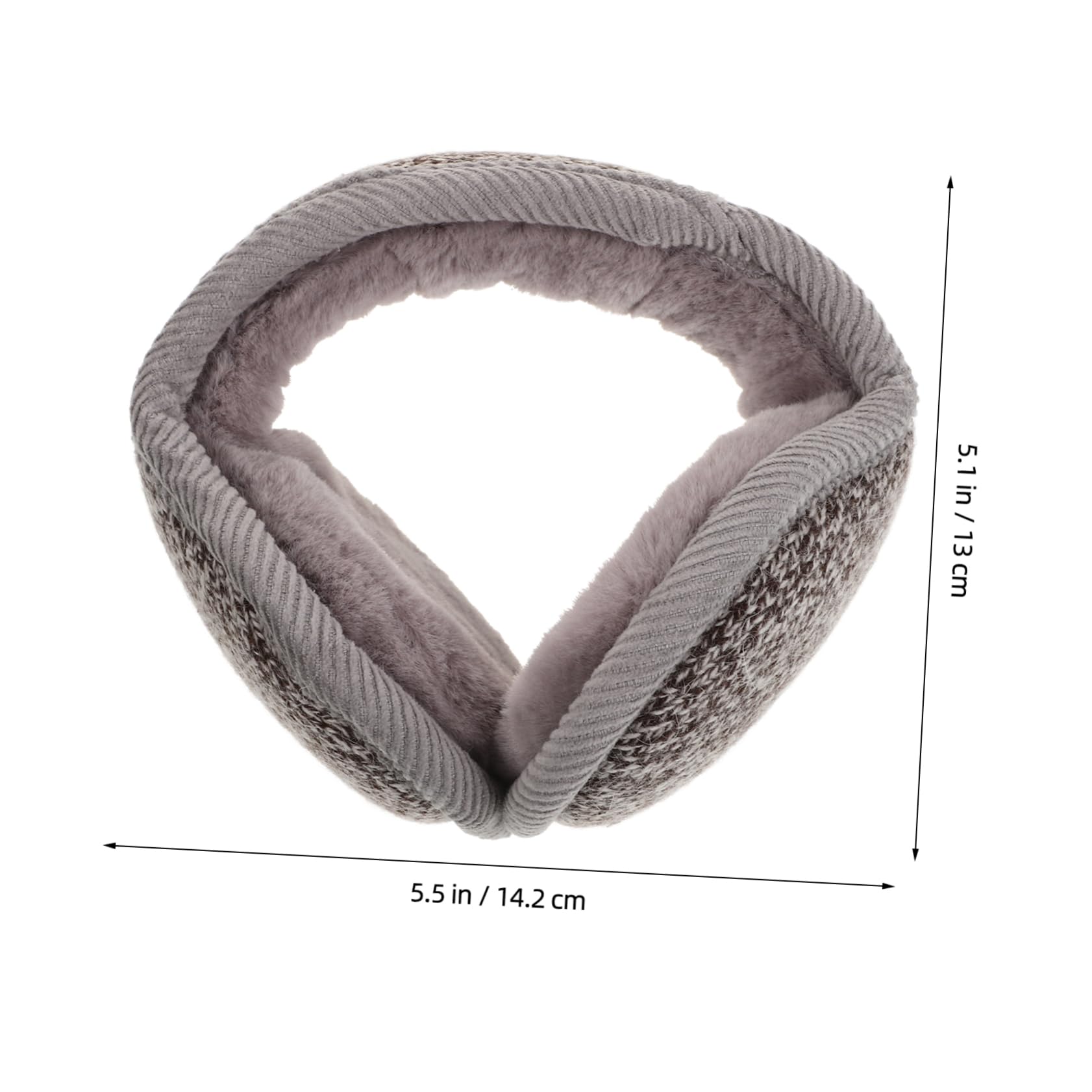 Healeved Winter Plush Ear Muffs for Women Foldable Earmuffs for Running and Outdoor Sports Versatile Ear Warmers for Maximum Cold Comfortable and Convenient Design