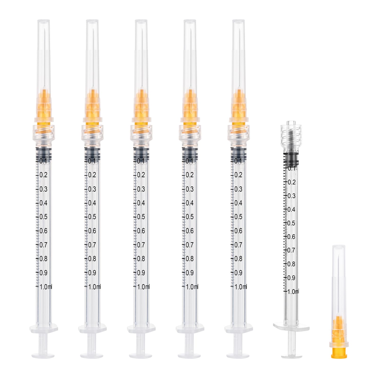 1ml Syringes with 27G 1/2 Inch(13mm), 1cc Luer Lock Syringes, 20 Pack — Amazon image 11