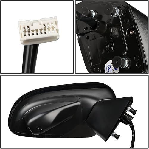 Miniatura 6 de DNA Motoring OEM-MR-HO1321300 Espejo retrovisor plegable sin calefacción con ajuste de potencia lateral derecho con cámara de detección de punto