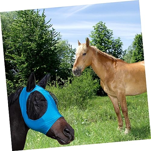 Balacoo Máscara De Proteção 3 Pçs De Cavalo Malha Prevenção Cavalo Mosca De Cavalo Net Máscara Prote