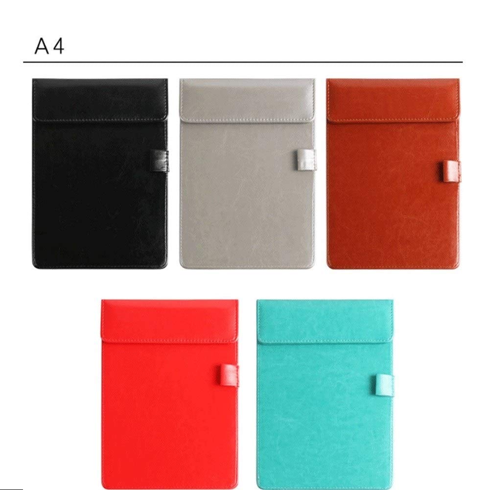 Zwischenablage für Bürobedarf 3 X Ordner Zwischenablage Ordner Konferenzordner for Legal Pad, Kunstleder Ordner Arbeit Schreiben Foldover Zwischenablage Haltbarer Clip mit niedrigem Profil