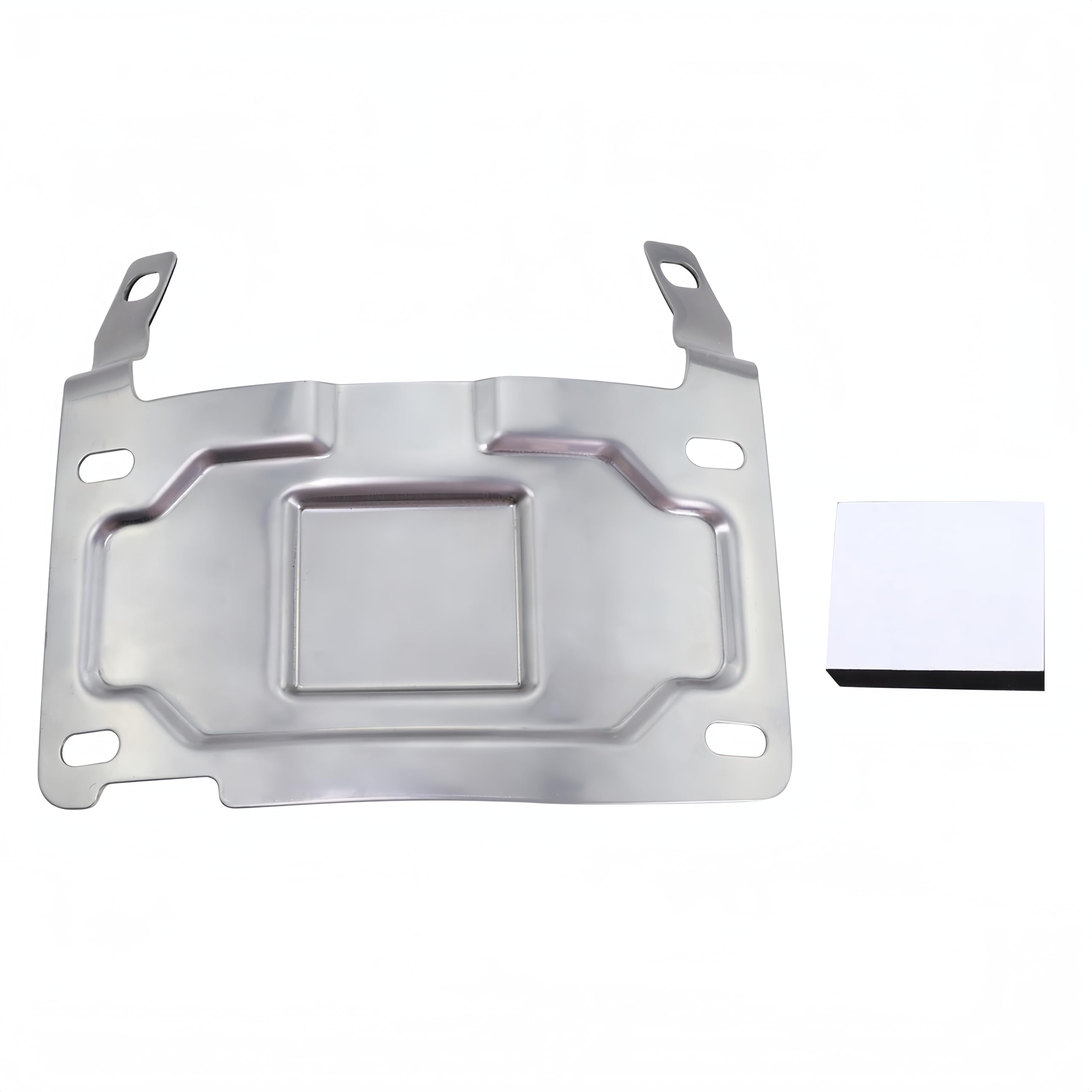License Plate Relocation Bracket For Harley-Davidson | Fits 1986-2023 Harley Electra Glide/Road King/Softail/Touring | Silver Aluminum | Rear Lower Position | Custom Style