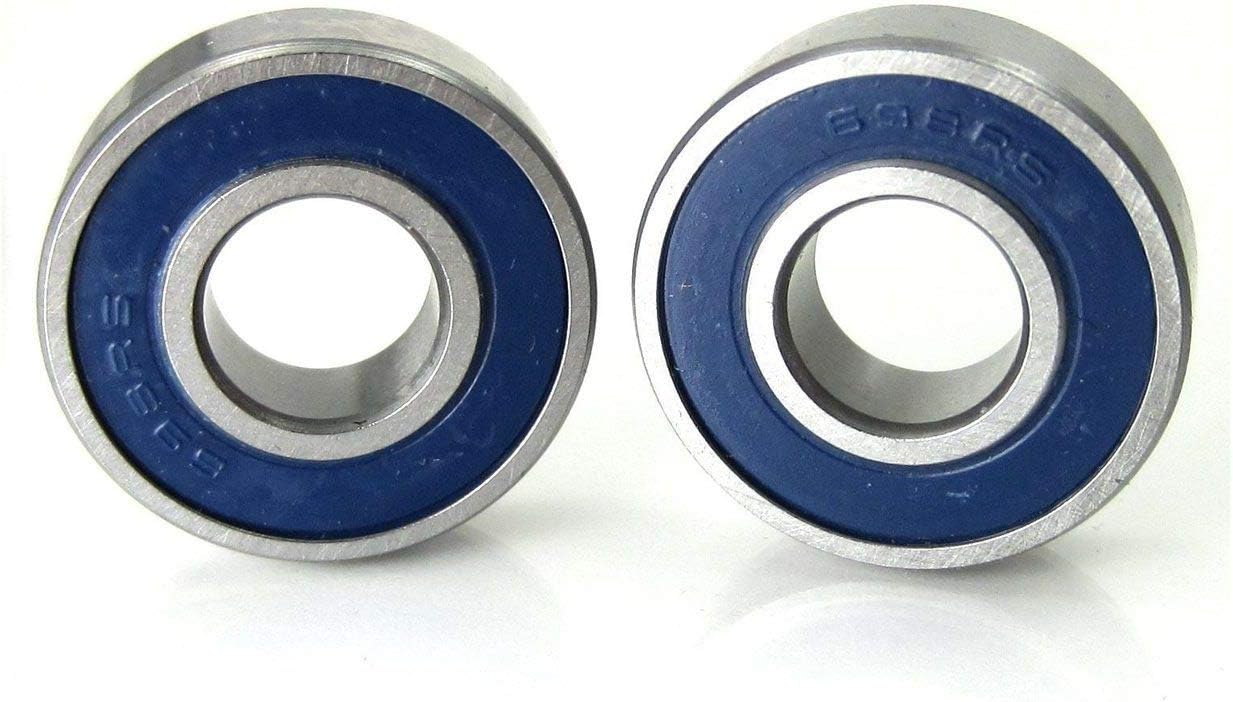 TRB RC 8x19x6mm Precision Ball Bearings ABEC 3 Rubber Sealed BU (2)