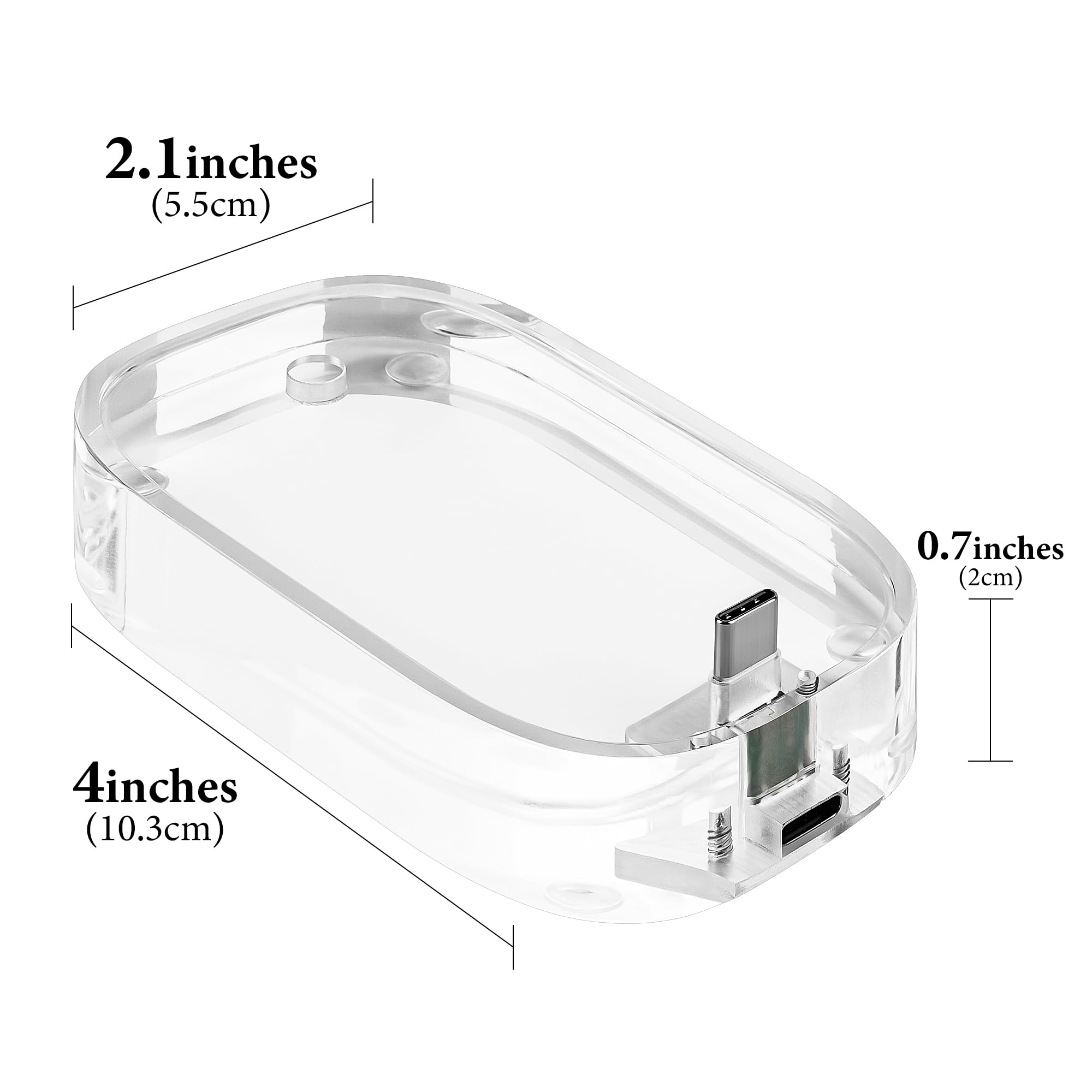 Amazon.com: Geekria Mouse Charging Station, Acrylic Charging Dock