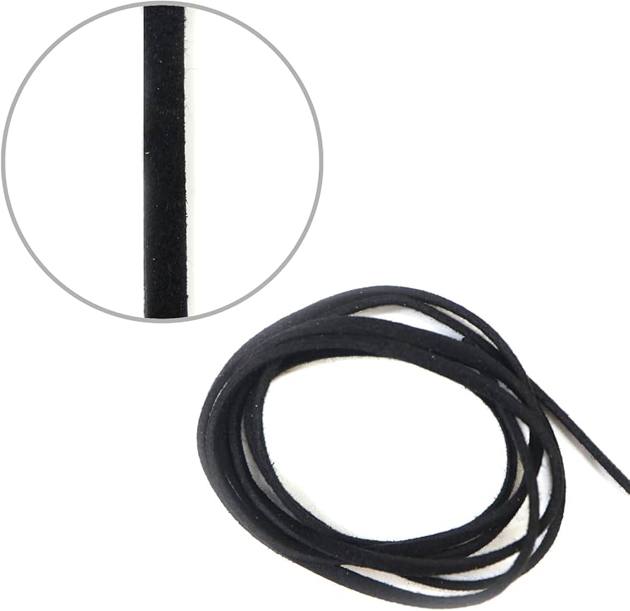 Amazon.co.jp: スエード紐 黒 ブラック レザー 革ひも アクセサリー Amazon.co.jp: スエード紐 黒 ブラック レザー 革ひも アクセサリー