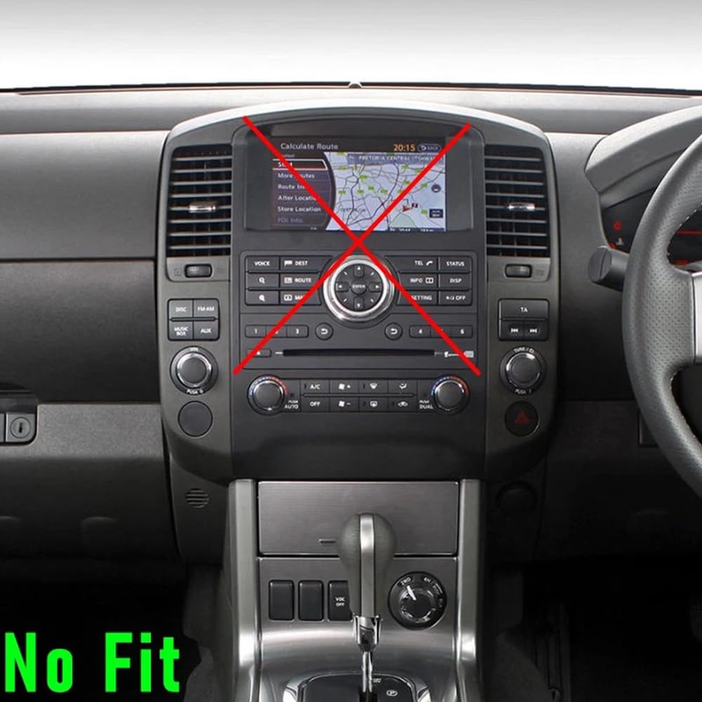 4 + 64 G Double DIN Car Stereo do Nissan Navara D40 2007-2015 z bezprzewodowym Carplay Android Auto 7" IPS Touch Screen Android 14 Car Radio GPS nawigacja Bluetooth FM RDS, kamera zapasowa WiFi Mirror