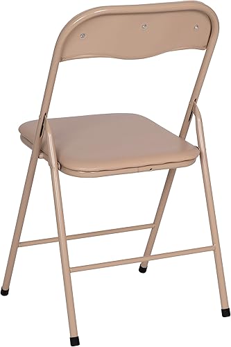 Miniatura 6 de Flash Furniture Madison - Juego de mesa y sillas plegables de 5 piezas color marrón