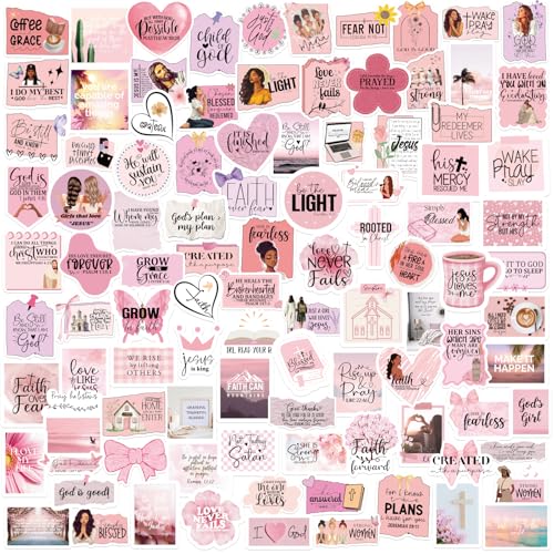 Koazava 100 Pcs Prayer Board Supplies, Pink Religious Black Girl