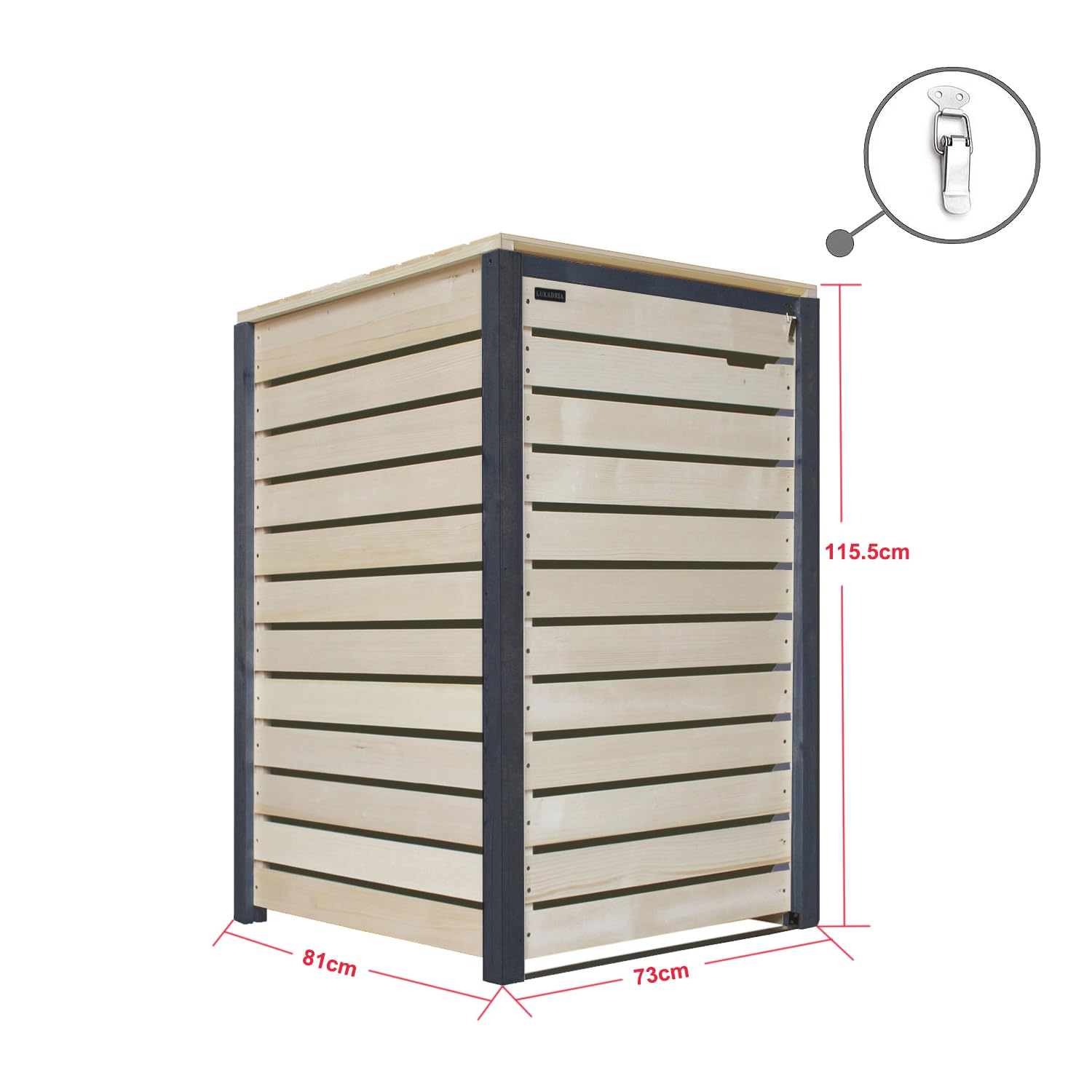 Lutrabox Kliko ombouw 70x90x116 cm zonder achterwand | Van Kooten