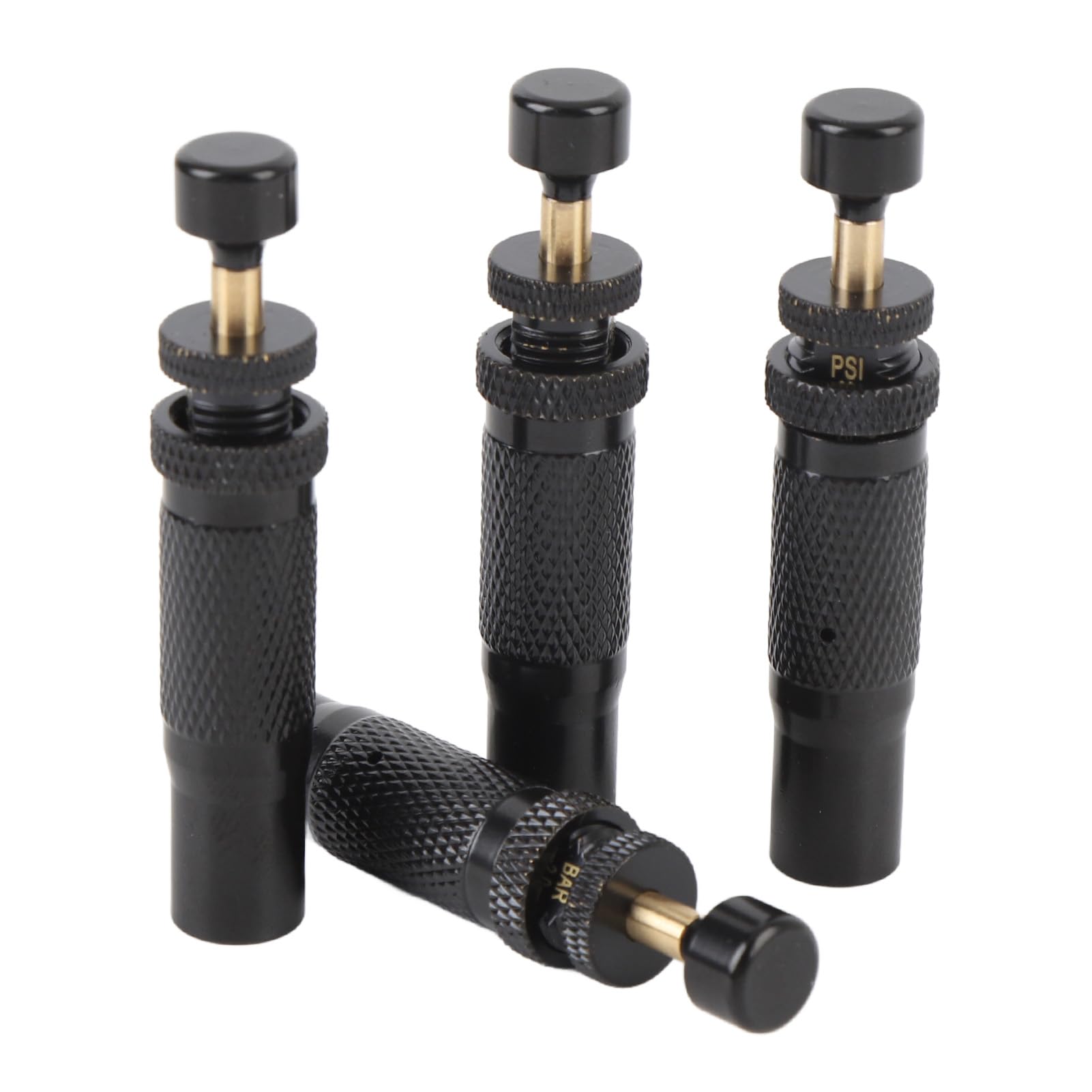 Kit valvola di sgonfiaggio pneumatici con arresto automatico regolabile da 8 pezzi, strumento per abbassare l'aria dei pneumatici con range da 10 a 30 PSI, strumento di