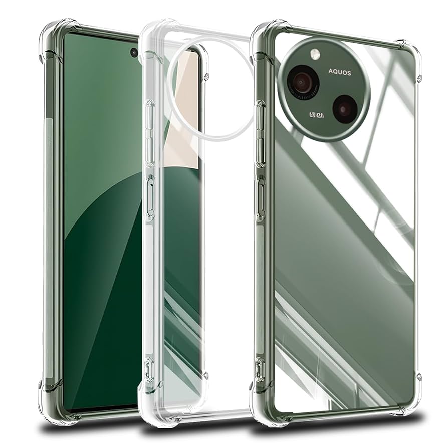 ケースとフィルムつき。シャープ AQUOS R9 SIMフリースマホ グリーン r9_cocoro_green_1200x1200d.jpg