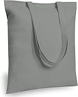 Vista 11 de TOPDesign Paquete de 10 bolsas de mano económicas de algodón de 11.8"x13", bolsas de tela ligeras y pequeñas reutilizables para compras