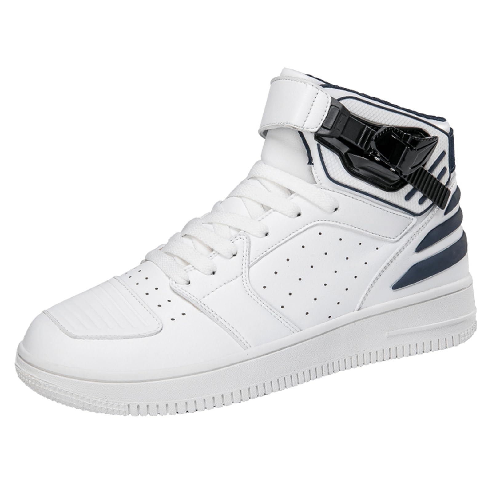 Scarpe da Moto Stivaletti da Moto da Uomo da Strada Fibbia Leggera Antiscivolo Comode Scarpe da Equitazione da Viaggio da Lavoro