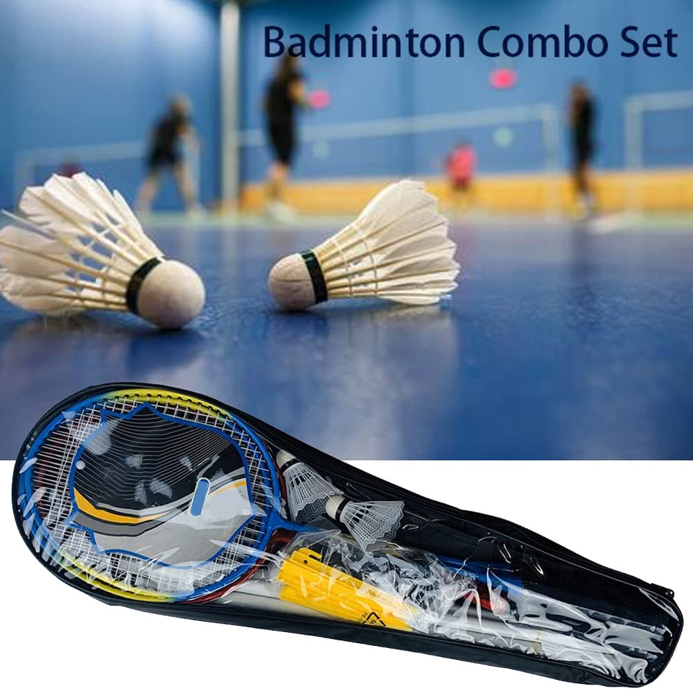 Rakieta do badmintona, do aktywności na świeżym powietrzu, do badmintona, zestaw rakiety do badmintona, ptaki, siatka, regulowane sondaże, plaża, podwórko, tenis, piłka do badmintona, lotka, pokrowiec
