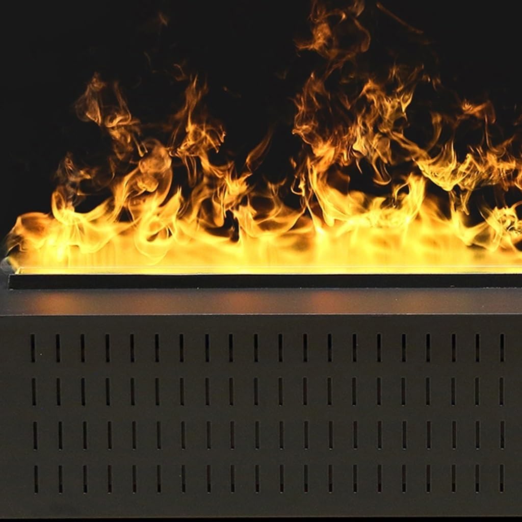 Fireplace Water Vapor Electric Fireplace Stove Water Vapor Fireplace 3D Simulation Flame Electric Fireplace Recessed 71 Inch Electric Fireplace Electronic Fireplace with Scree
