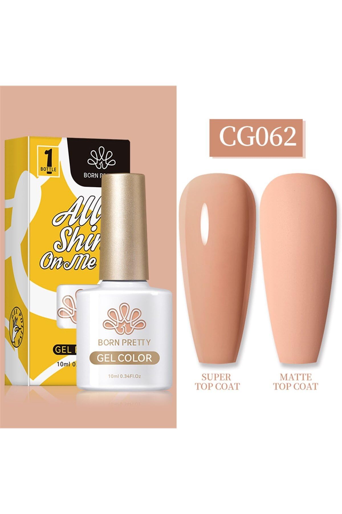 Born Pretty 10 Ml Sılky Whıte Serisi Kalıcı Oje Cg062 (55845) 2665