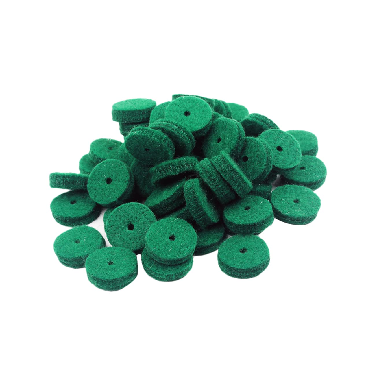 BESTonZON Piano Tuner Tools 90pcs Green Piano Washers 22mm D04 Felt Piano Accessories for Piano Keyboard