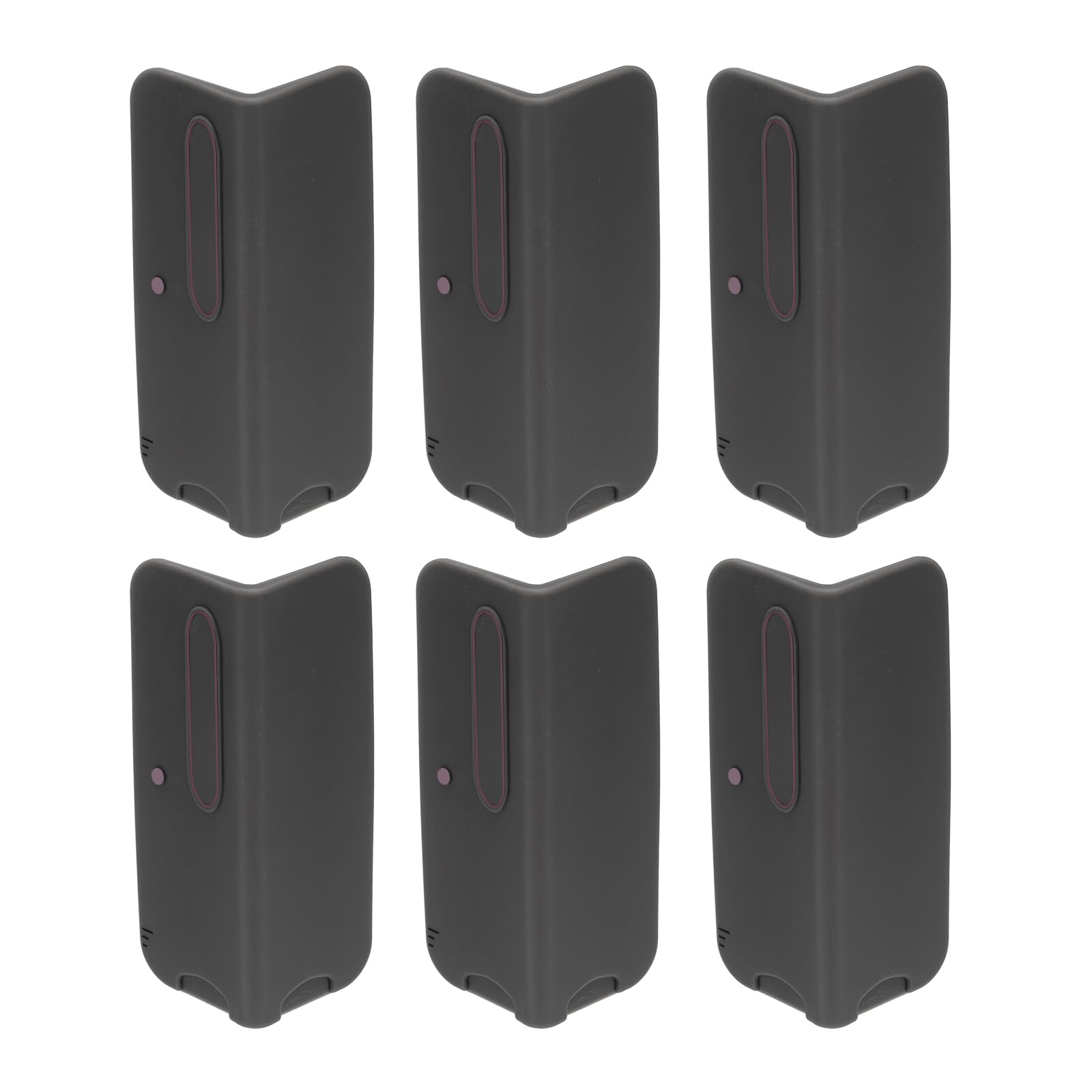 Protection d'angle de 10,2 cm noir pour plinthe de cuisine et comptoir en lot de 6