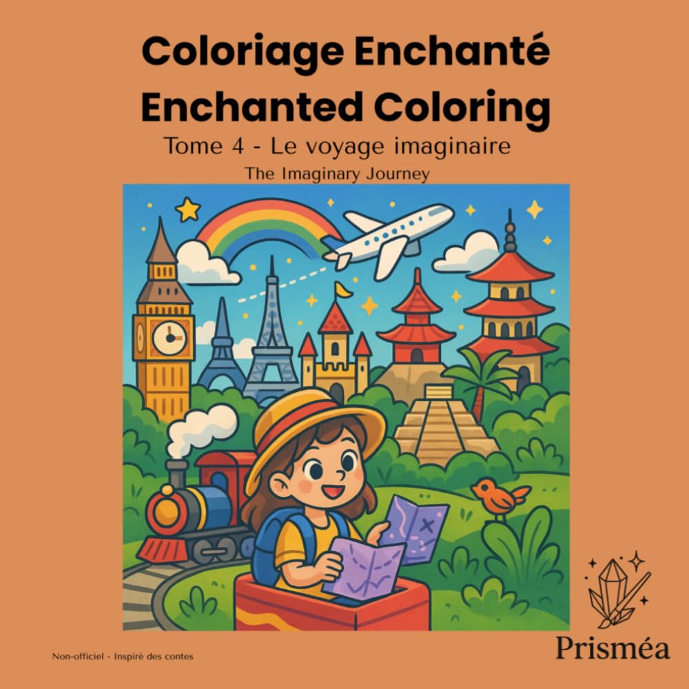 Coloriage enchanté: Tome 4 - Le voyage imaginaire