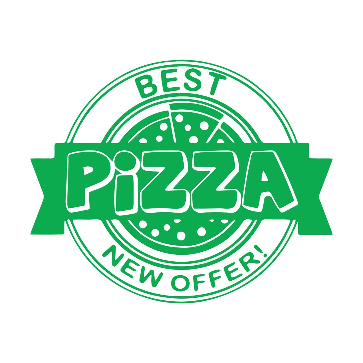 Pizza Store Sign Wall Stickers Fast Food Pizzeria Vinyl Art Window Wall Decals Restaurant Decoration Home Decor Beat Pizza Large - 57x70cm