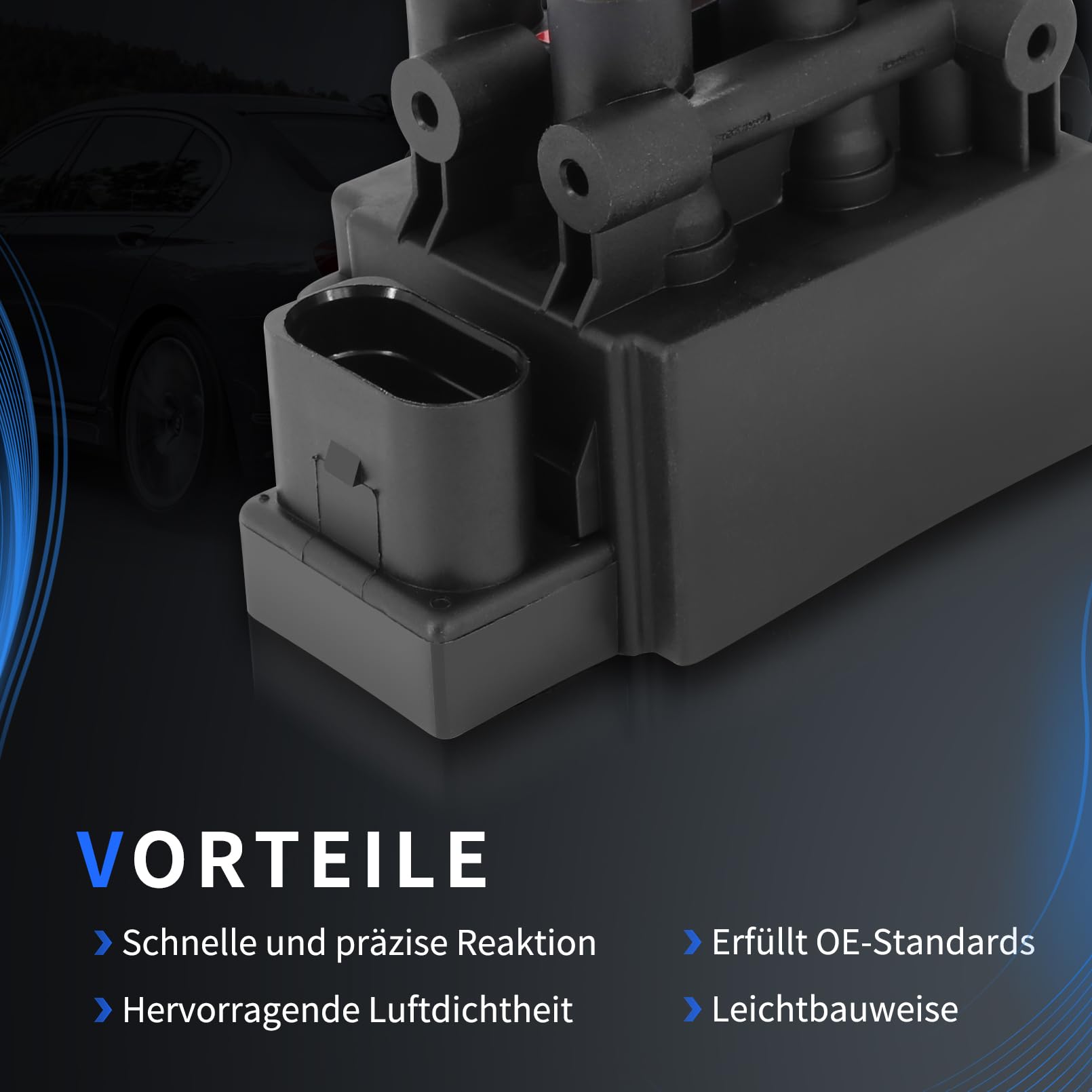 Ventileinheit Kompressor Luftfederung Ventilblock 4725530100, 37206861882, 37206884682 Kompatibel mit 7ER G11 G12