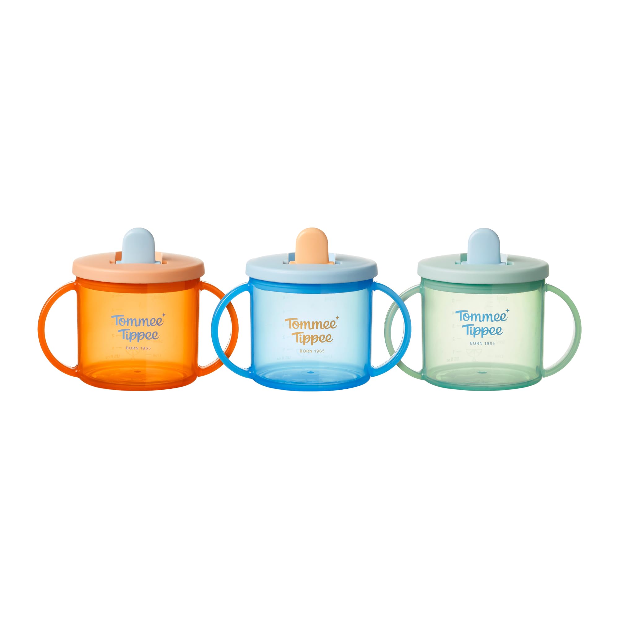 Tommee Tippee First Cup, 190ml, Non-Spill Sippy Cup for Babies 4 Months+
