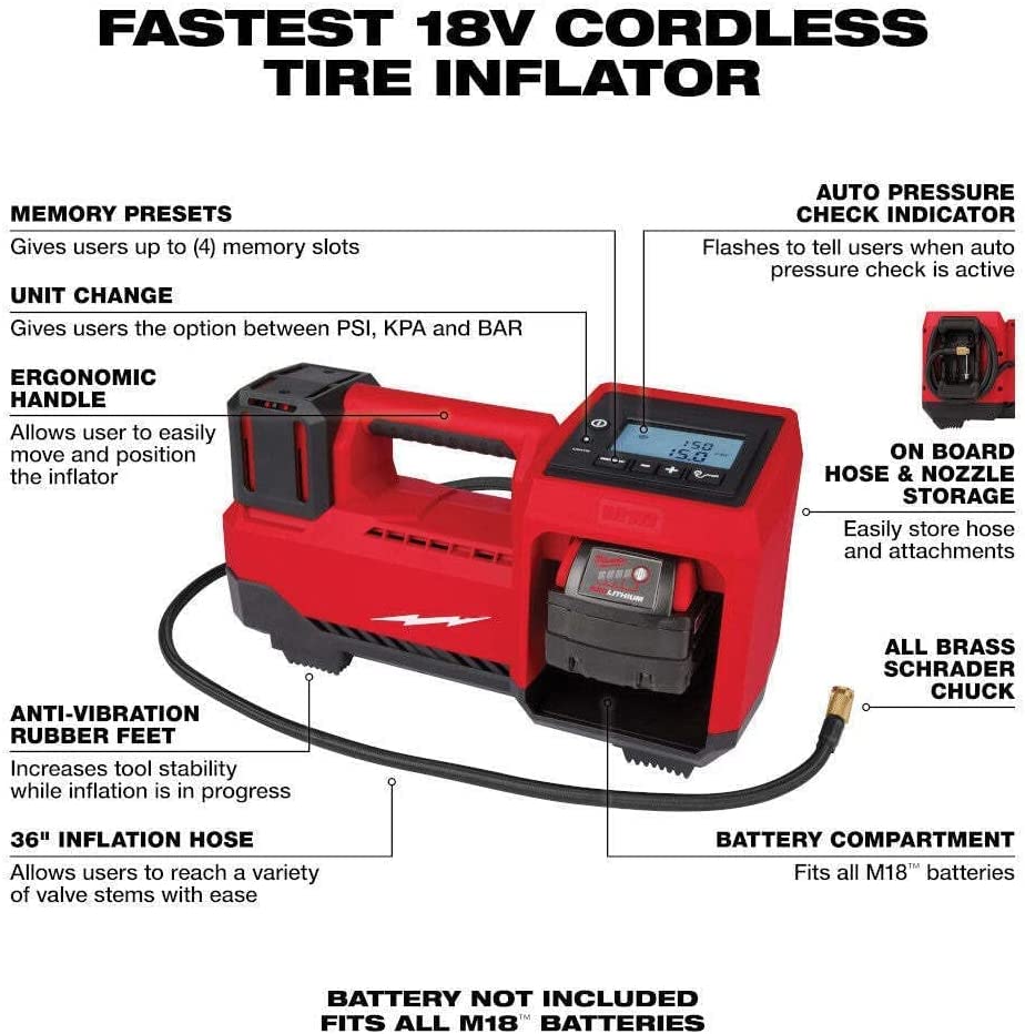たまピ Milwaukee M18 18-Volt Lithium-Ion Cordless Electric Portable