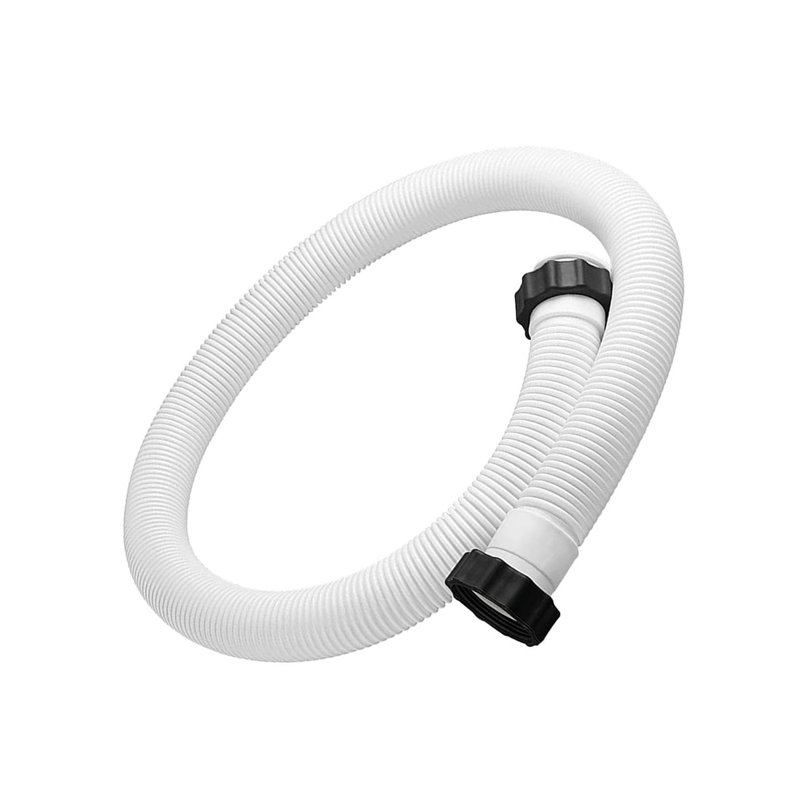 Pool Pump Hose Kit, 150cm & 40cm Replacement Hose for Swimming Pool, 1.5” Diameter, PE/EVA Material, Kink Resistant, Easy to Install, Ideal for Filter, Backwash, Vacuum, Hot Tub, Garden, Spa