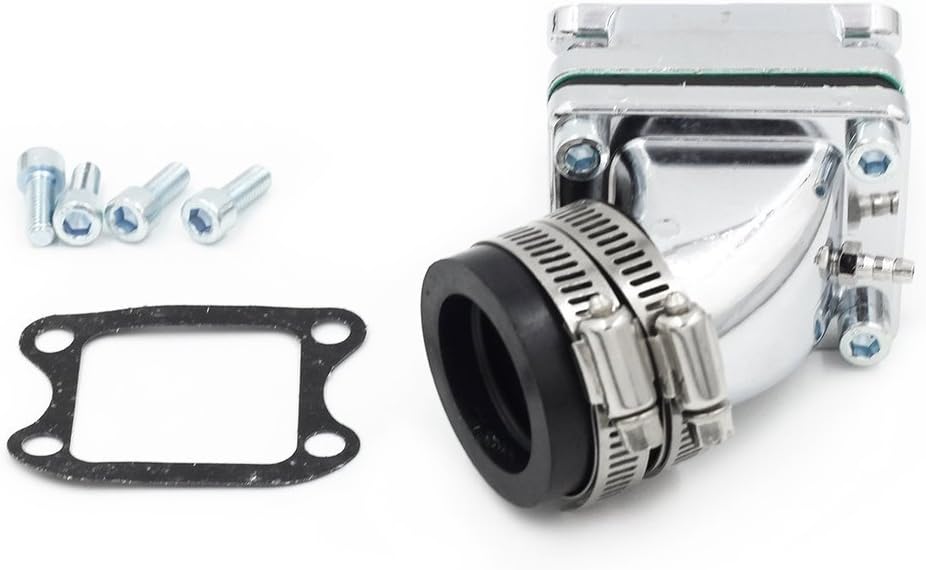 Glixal DIO AF16/18/27/28 DD50 50cc Alloy High Performance Carburetor Intake Manifold Inlet Pipe CX ZX SE50 SK50 SA50 Elite 2 Stroke Scooter Moped ATV