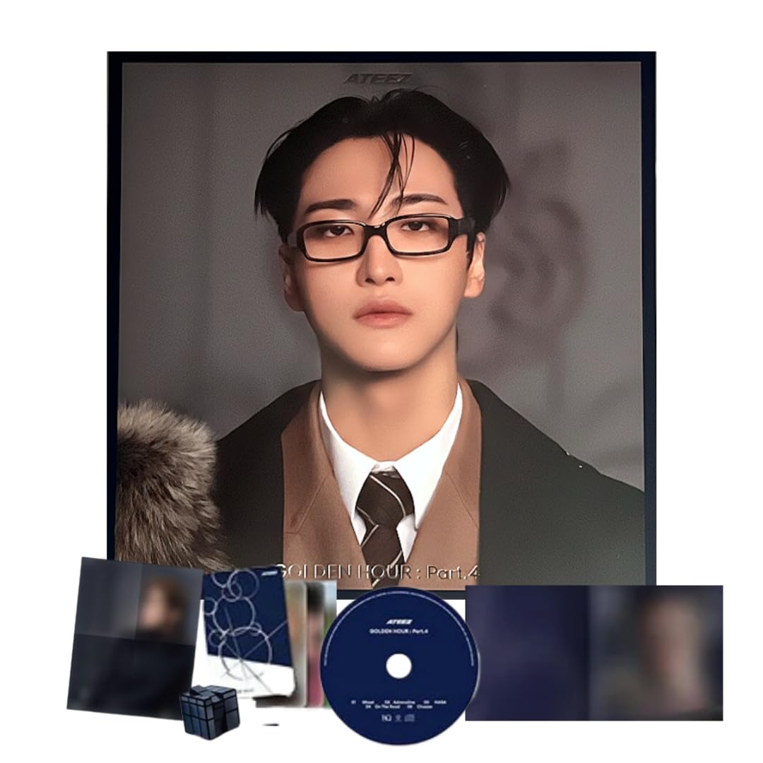 ATEEZ GOLDEN HOUR Part.4 Album Digipack [SEONGHWA Ver.] Cover + CD