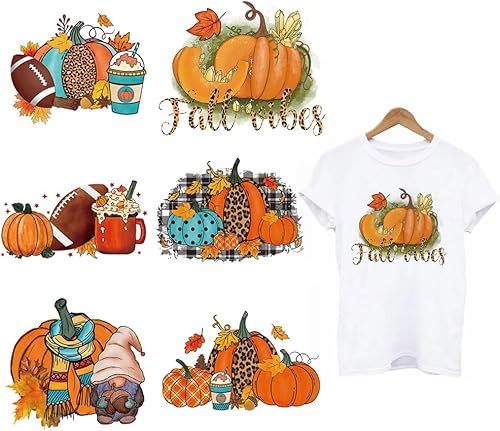 Miniatura 8 de 6 hojas de parches termoadhesivos de Halloween para ropa, calcomanías de terror, calaveras, calabaza, murciélagos, telarañas, huesos, corazón,