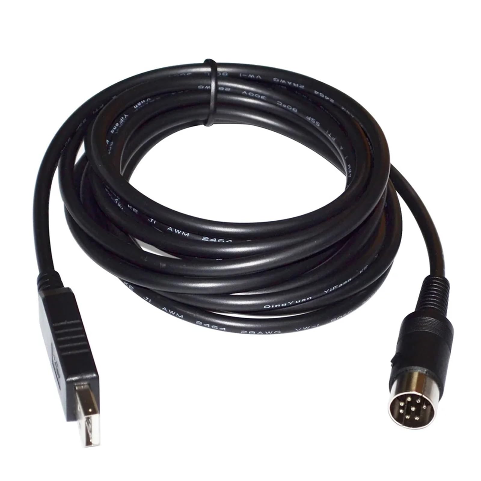 Adaptateur USB RS232 À 8 Broches DIN CONVERTISSEUR CÂBLE DE Communication SÉRIE(3 metres)