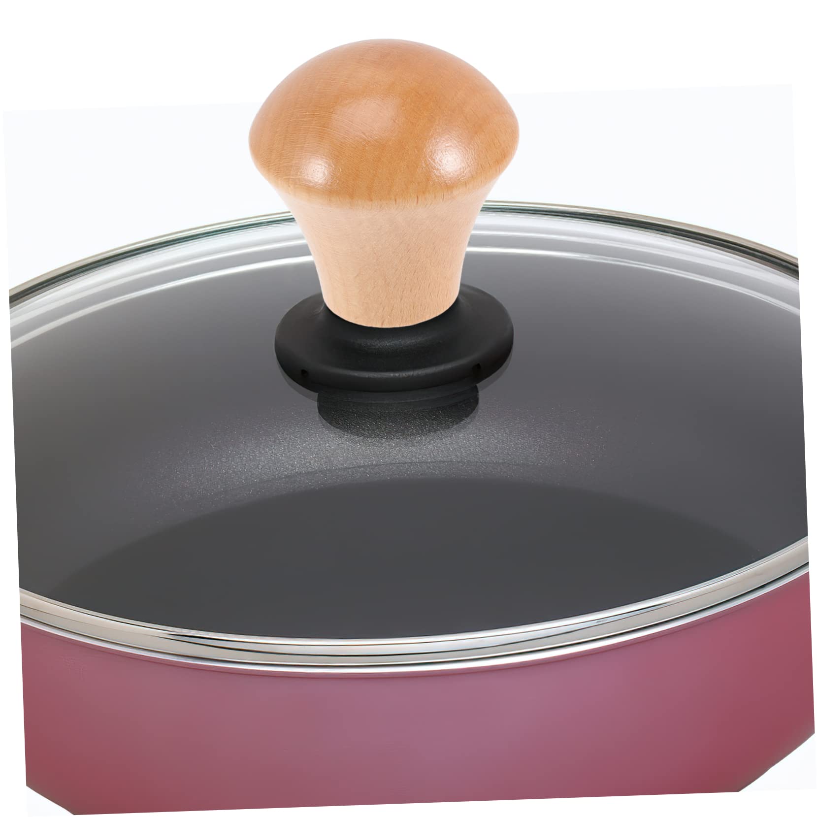 Set 4 Pomelli Per Coperchi Pentole In Legno Di Faggio - Ricambio Resistente Al Calore, Facile Da Installare
