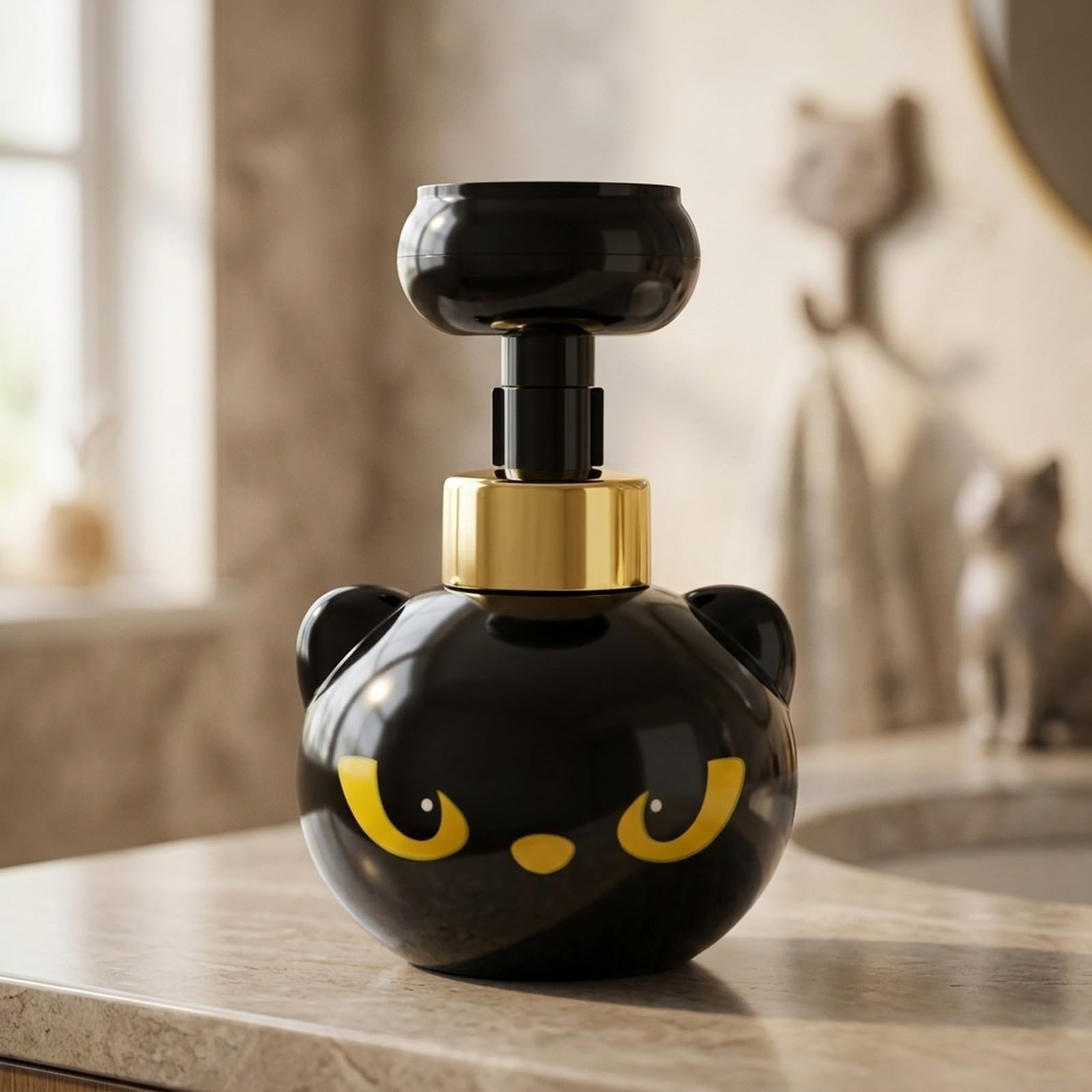 Dispensatore Sapone Schiuma Design Zampa Gatto(3)
