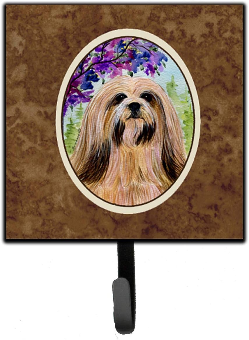 Caroline's Treasures SS8436SH4 Lhasa Apso Leash Holder or Key Hook, Small, Multicolor