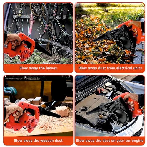 Image of Buildskill Air Blower for Cleaning Dust, Dust Cleaner for Home Cleaning, Sofa Cleaning Machine, Car Dust Cleaner, Leaf Blower, Blower and Vacuum Cleaner 2 in 1, Powerful Motor, Air Power (Pack of 1)
