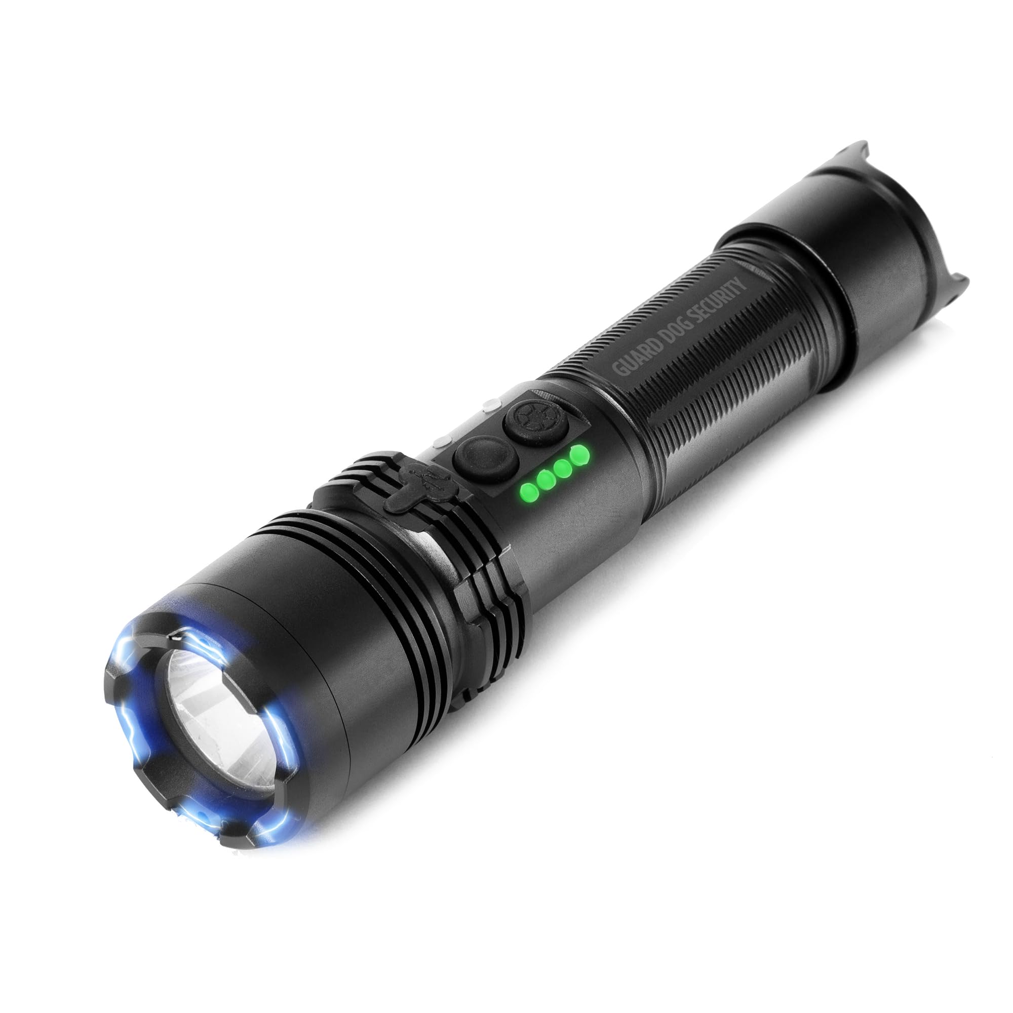 LightSafer - Stun Gun Flashlight 400 Lumens with Charging Indicator white