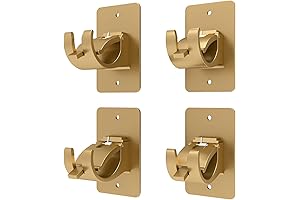 Self-Adhesive Curtain Rod Brackets: Effortless Window Dressing Without the Hassle of Drilling