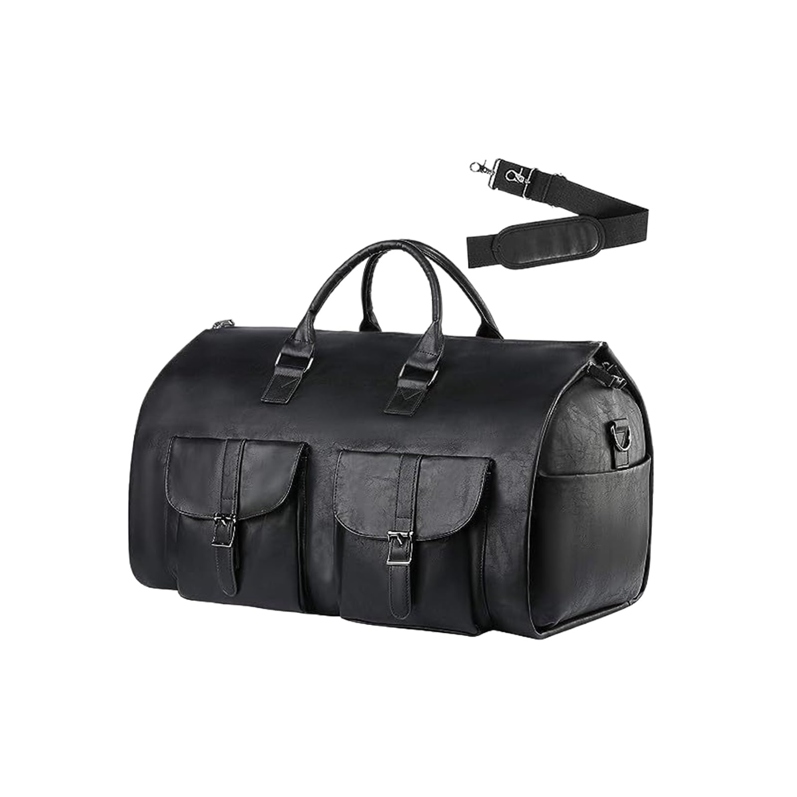 Maleta colgante funcional 2 en 1, bolsa de viaje de negocios para ejecutivos ocupados, ropa de viaje de PU, bolsa de equipaje de mano
