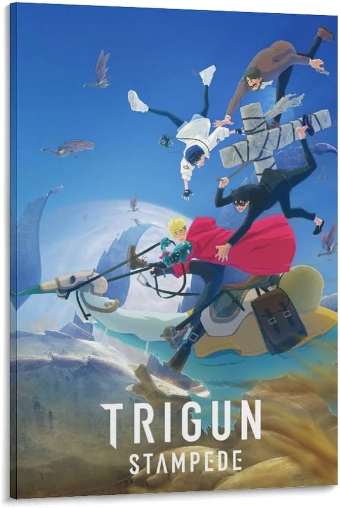 Amazon.com: WNIHU TRIGUN STAMPEDE Anime Canvas Poster Wall Art