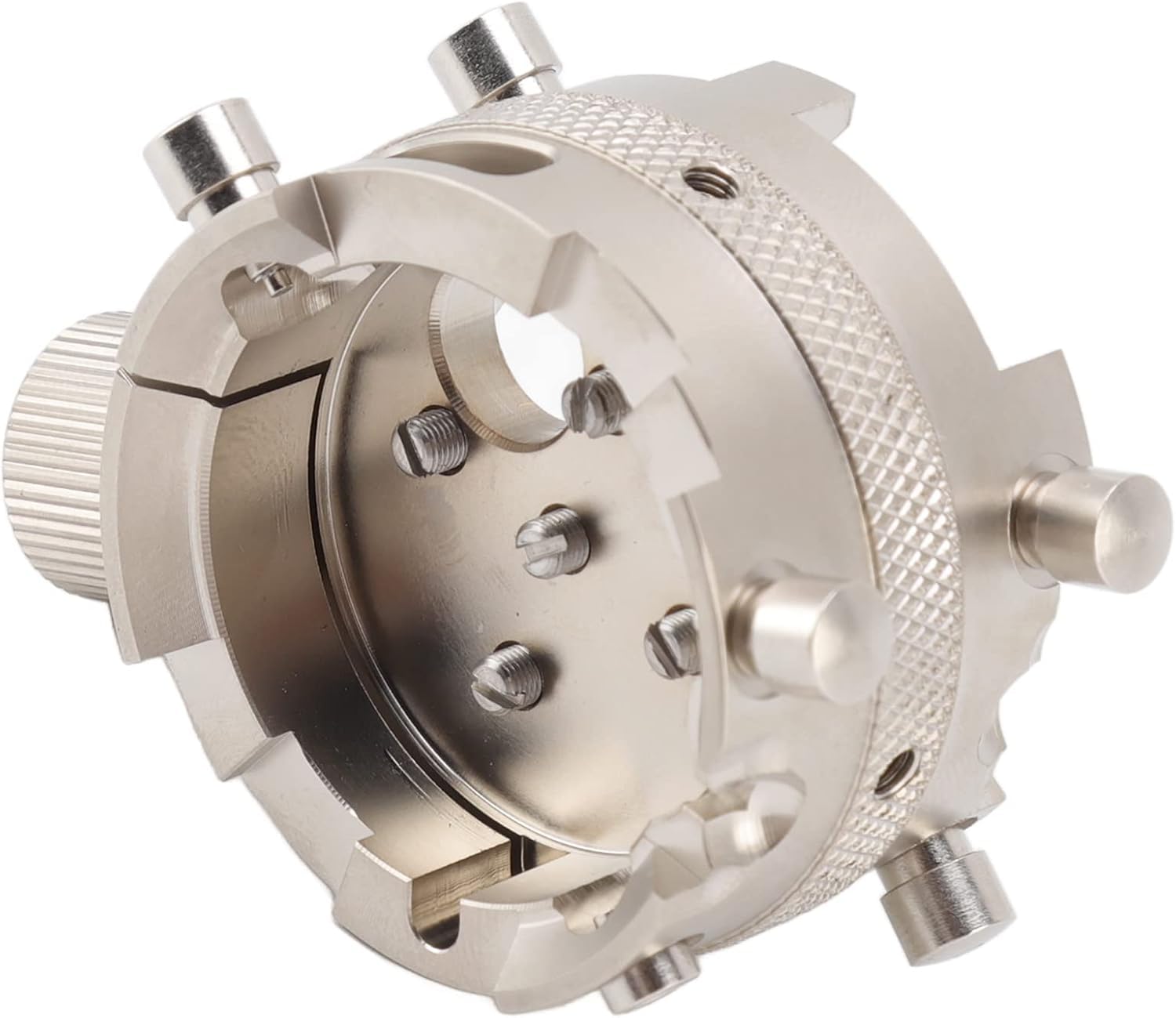 Base de Support de Mouvement de Montre en Acier Inoxydable, pour Outil de réparation 7750 avec colonnes en Laiton